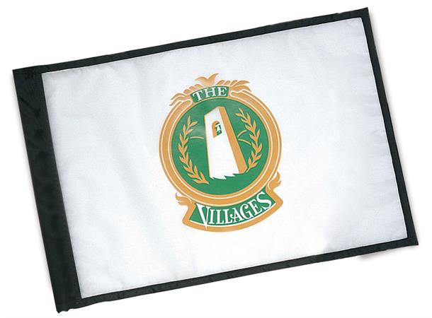 Green flagg med Trykk